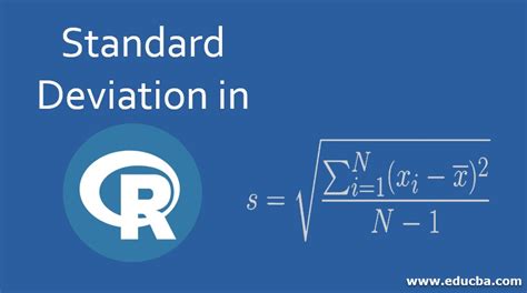 Standard Deviation In R Code