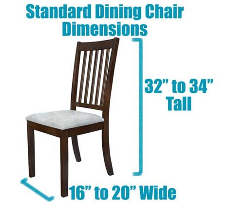 Standard Dining Chair Width
