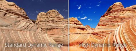 standard dynamic range vs high dynamic range