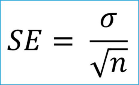Standard Error Function In R