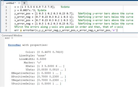 Standard Error In Matlab