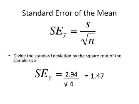 Standard Error Of The Mean In Stata