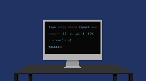 Standard Error Of The Mean Python