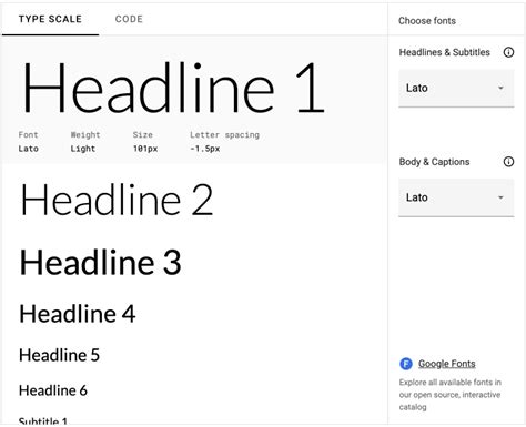 Standard Font Size For Title