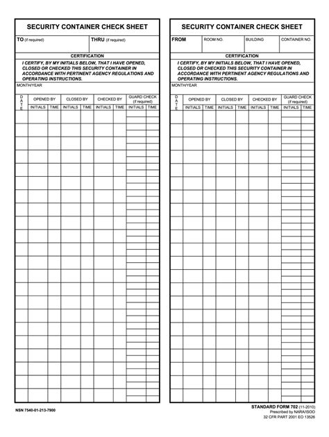 standard form 702 rev. 1/2020