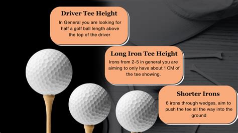 Standard Golf Tee Height