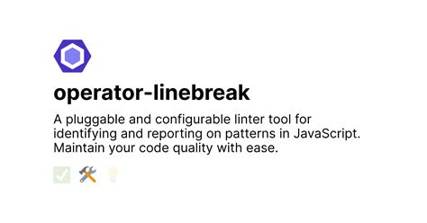 Standard Js Operator-Linebreak