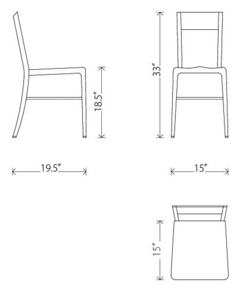 Standard Kitchen Table Chair Dimensions