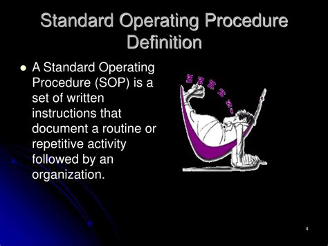 standard operating procedure meaning