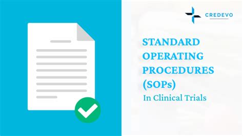 standard operating procedures clinical trials