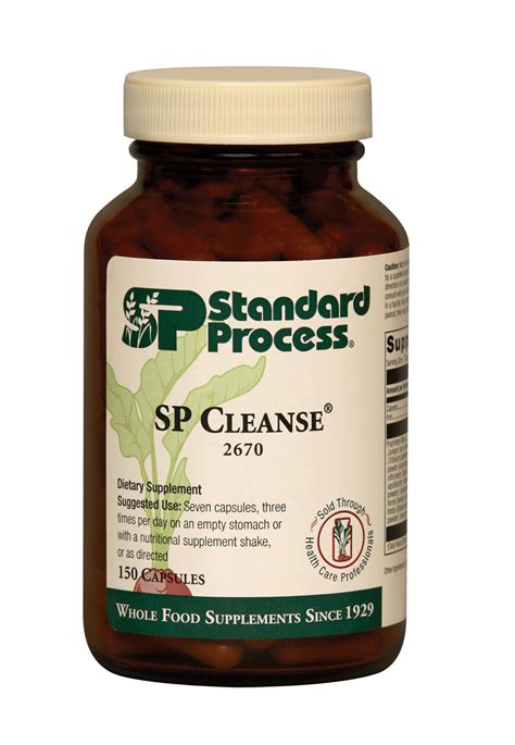 standard process sp cleanse information