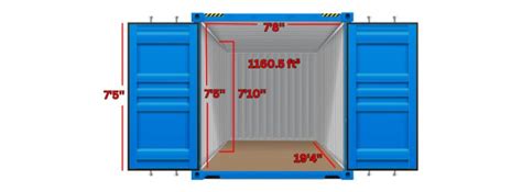 Standard Shipping Container Inside Height