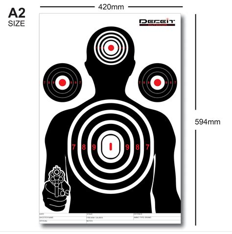 Standard Silouhette Targets Printable