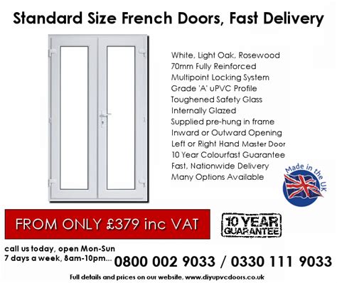 elyricsy.biz:standard size upvc french doors