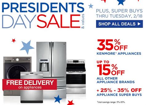 standard tv and appliance presidents day sale