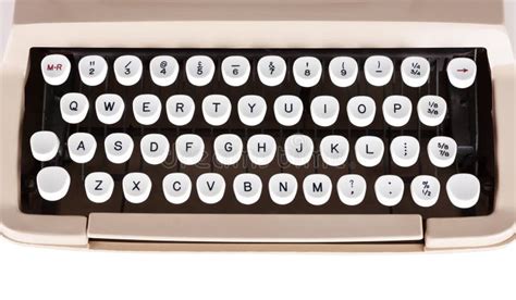 Standard Typewriter Keyboard