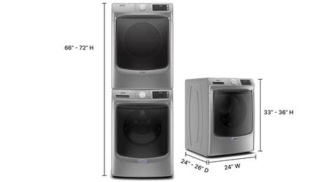 Standard Width Stackable Washer Dryer