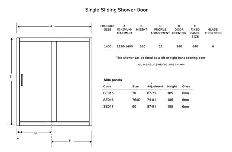standart slide doors 5468