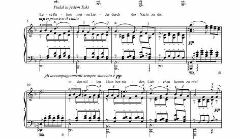 Standchen Schubert Sheet Music