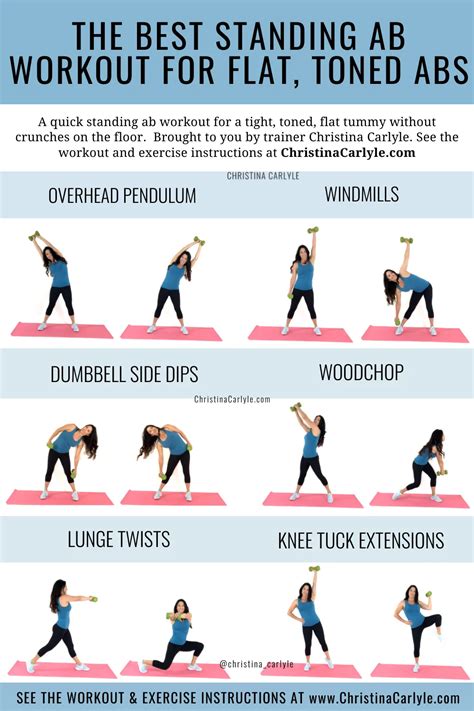 Standing Ab Exercises With Weights POPSUGAR Fitness