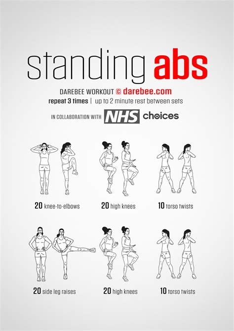 standing abs exercises