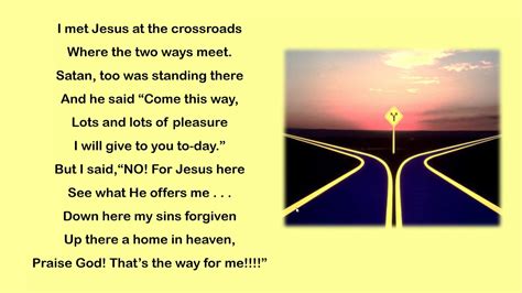 standing at the crossroads song