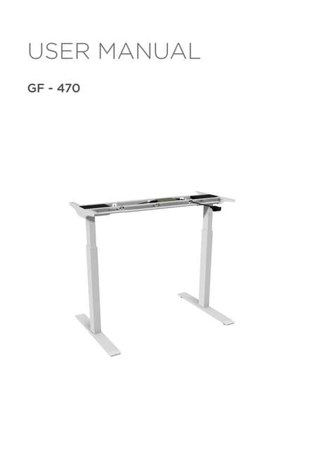Standing Desk Base Manual
