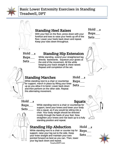 Standing Exercises With Walker Pdf