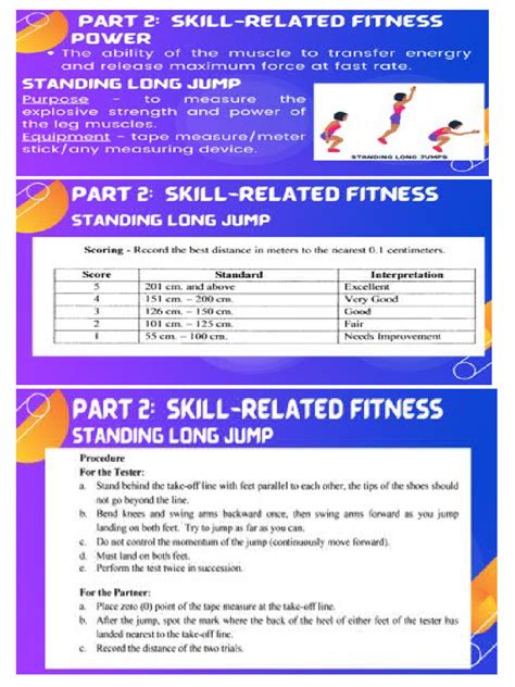 Standing Long Jump Pdf