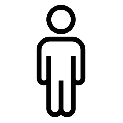 standing man icon png