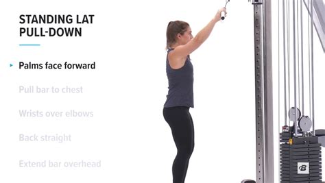 Standing Pull Down Exercise