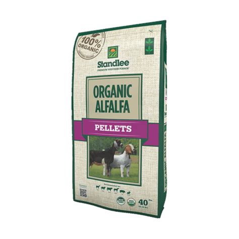 standlee organic alfalfa pellets