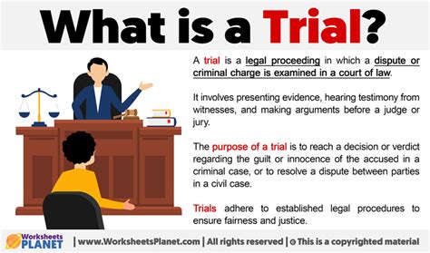 Stands Trial Definition