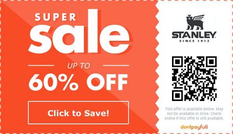 Make The Most Of Stanley Coupon Code