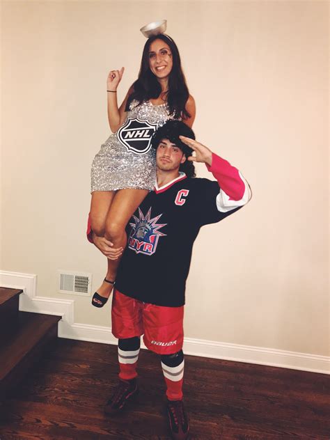 Stanley Cup Couples Costume Couple halloween costumes, Halloween