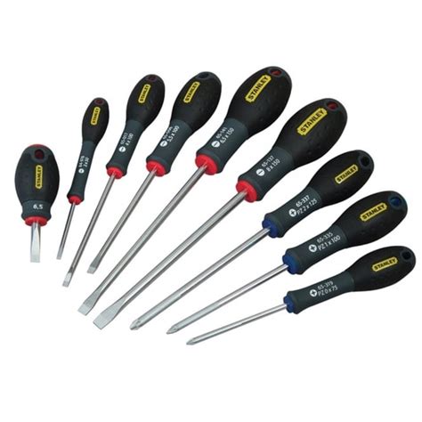 stanley 9 piece screwdriver set