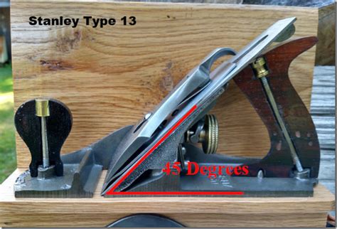 Stanley Plane Blade Bevel Angle