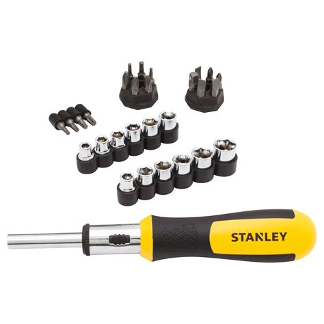 stanley ratcheting screwdriver set