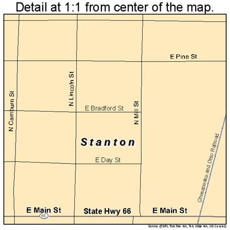 Stanton Mi Map