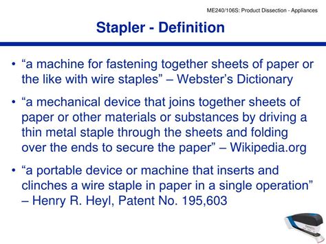 Staple Definition Place