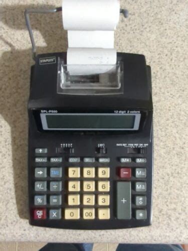 Staples 2 Color Printer 12 Digit