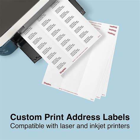 Staples Address Label Printing
