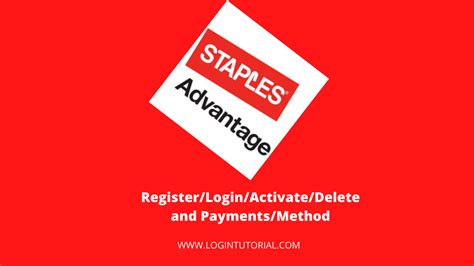 staples advantage login to my account
