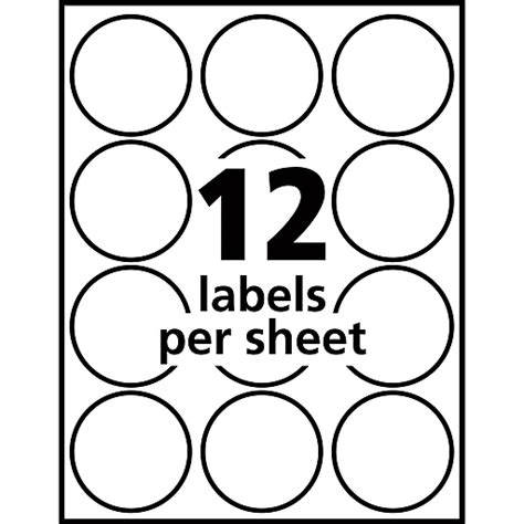 staples avery round labels