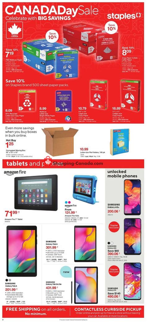 Staples Canada Timings