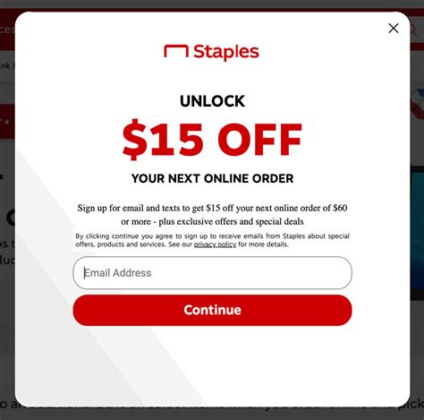 Staples Coupon Code Cards