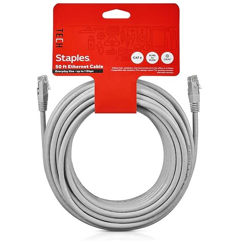 Staples Ethernet Cord