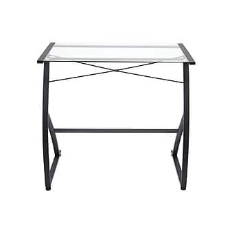 Staples Glass Computer Desk