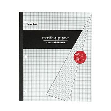 Staples Grid Paper Notebook