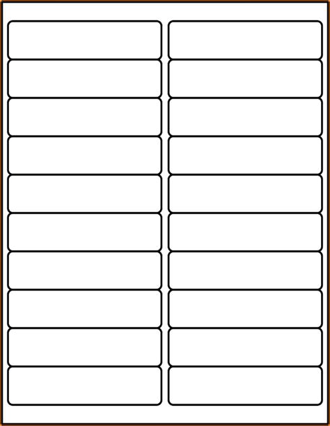 Staples Mailing Label Template